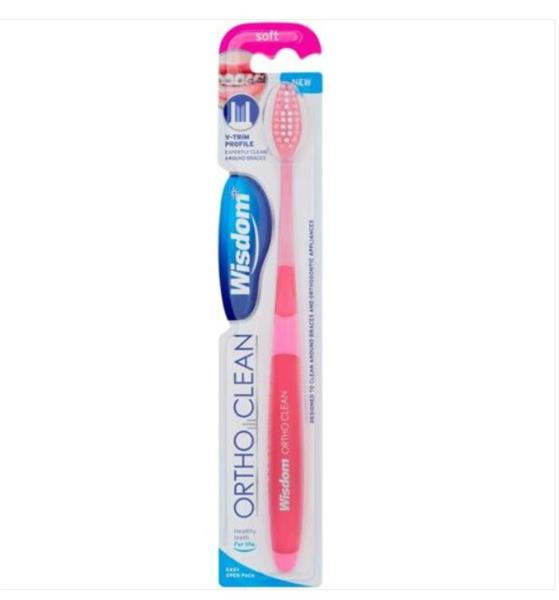 מברשת שיניים 2429SSA WISDOM ORTHO CLEAN SOFT(12)