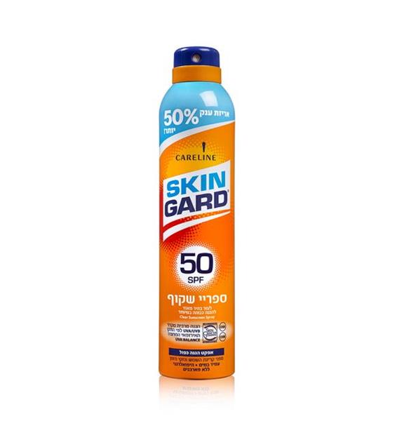 סקינגארד ספריי משפחתי שקוף 50/300מ"ל
